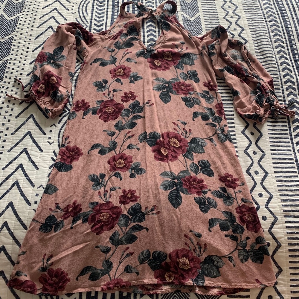 AE Floral Off the Shoulder Dress